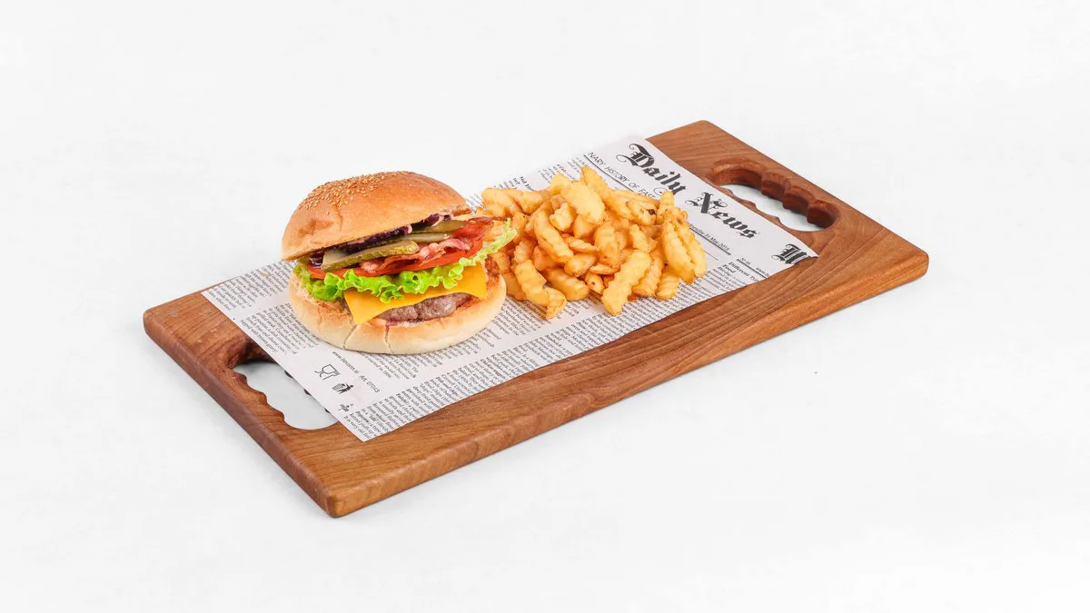 Hamburger i prilog